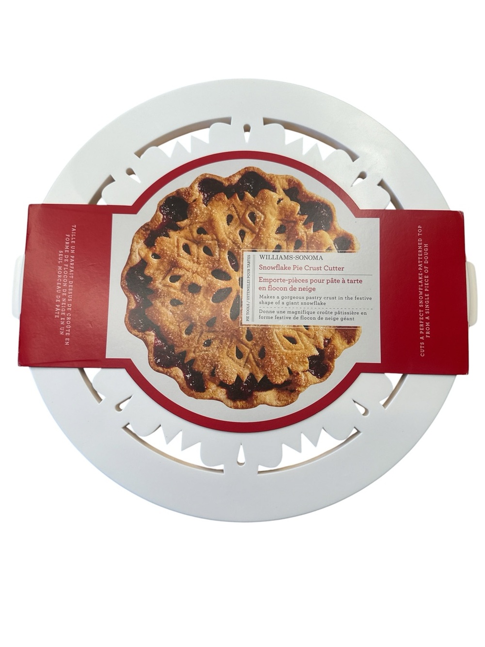 Williams Sonoma Snowflake Pie Crust Cutter
